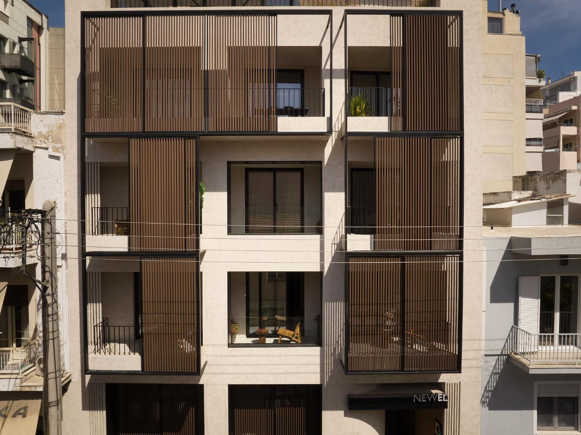 Готель The Newel Psychiko Афіни Екстер'єр фото Residential building in Athens
